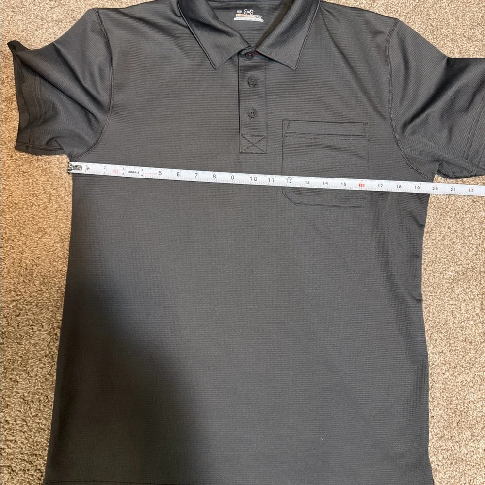 Under Armour Men's medium Charcoal gray Polo Shirt - Picture 5 of 6